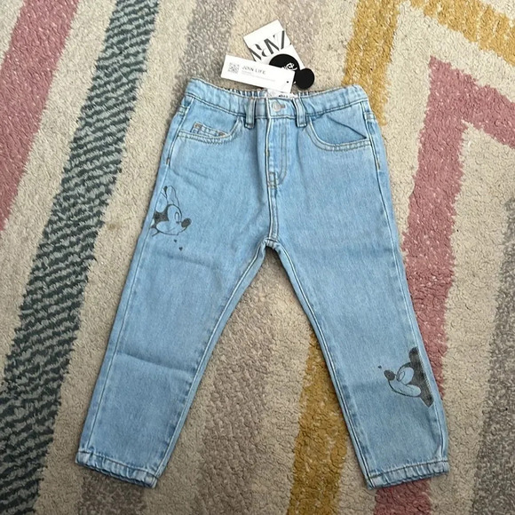 ZARA Kids | Light Blue | MINNIE MOUSE © DISNEY JEANS - Picture 4 of 7